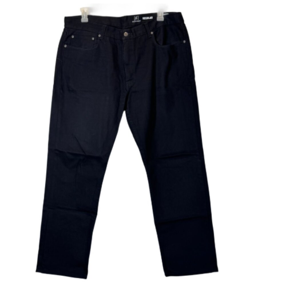 Men's George Black Jeans Size 40X32